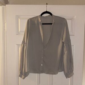 Elegant Cream Women's Top